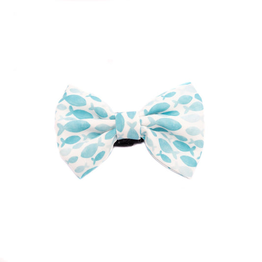 Ocean Blue Bow Tie